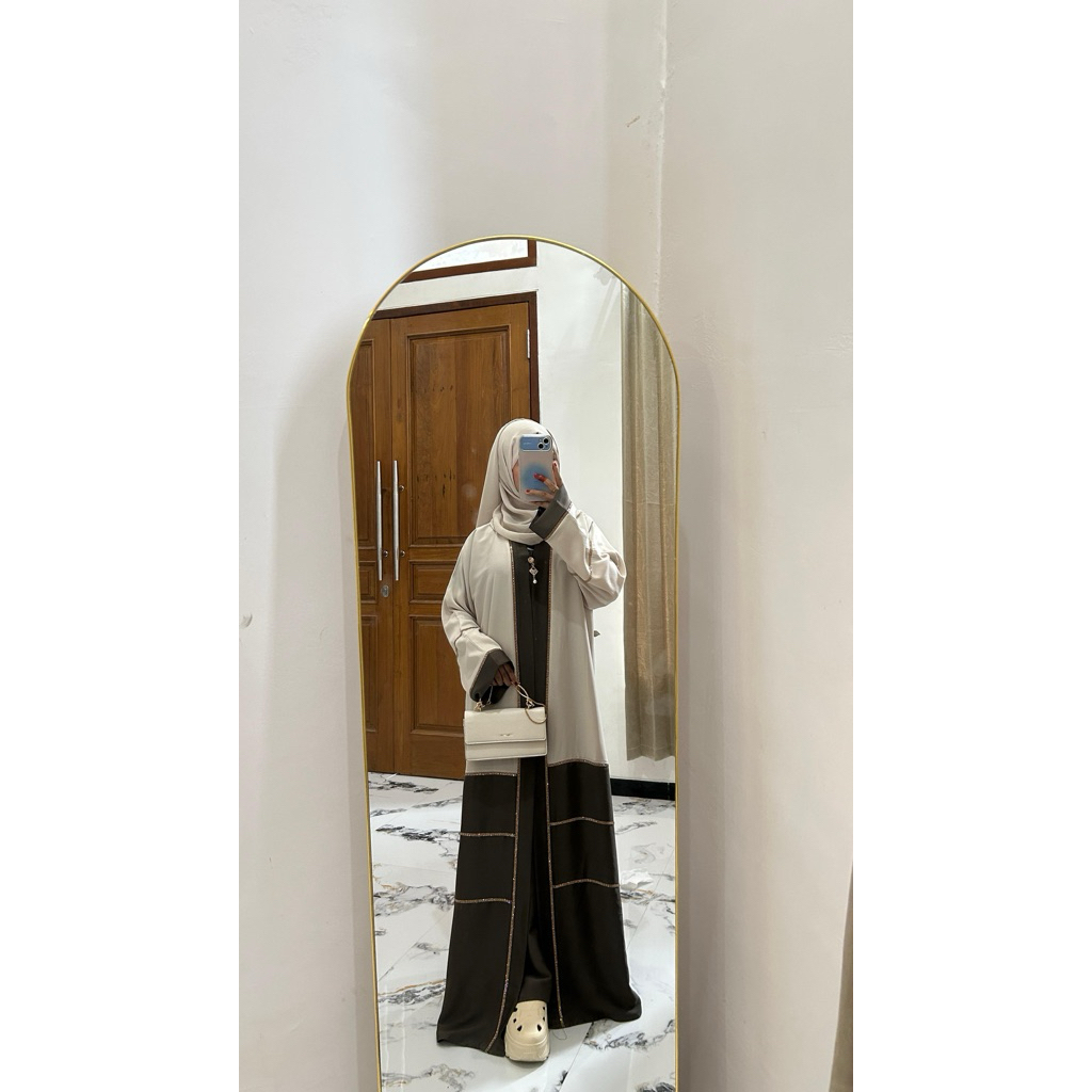 abaya set pashmina/ abaya inner outer / abaya saudi viral / abaya terbaru / abaya lebaran 2026