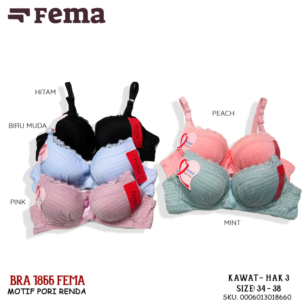 BH FEMA Busa Tebal Ada Kawat Bahan Lembut Adem - 1866