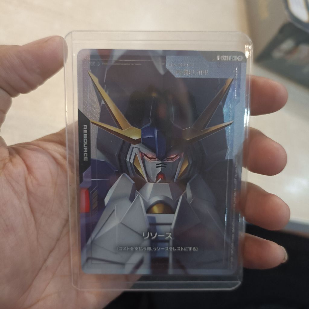 Gundam TCG GD04 Japan R-031 C+ Resource Token Penelope Parallel Kartu Single Card Games