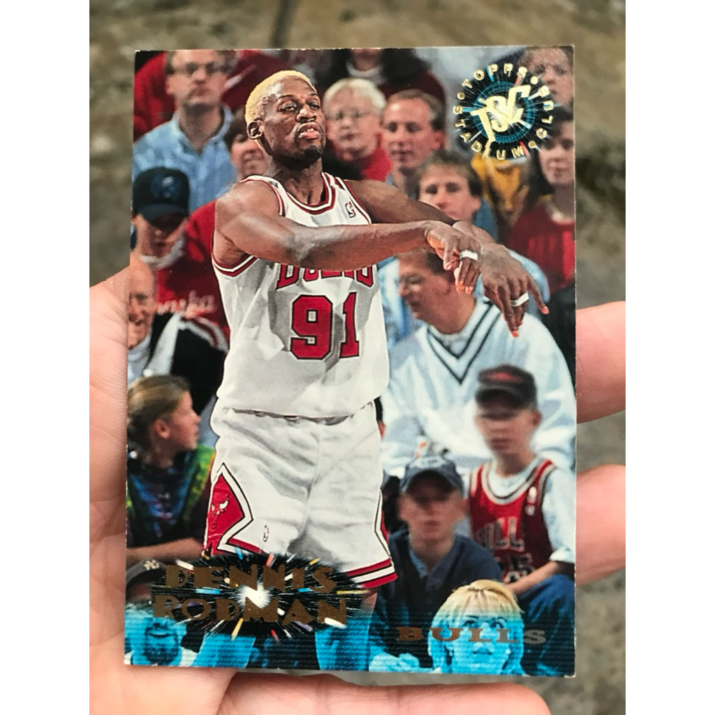 DENNIS RODMAN CHICAGO BULLS 1996 KARTU NBA BASKETBALL TOPPS