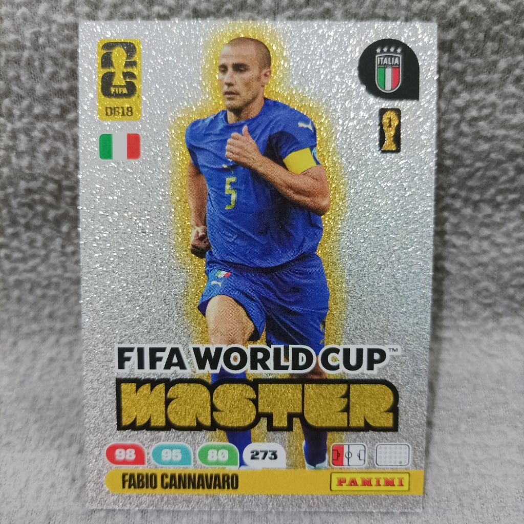 Panini adrenalyn FIFA world cup 2026 master card fabio cannavaro