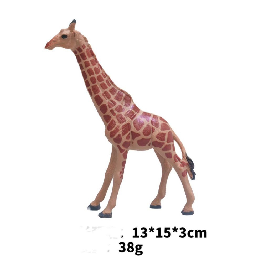 Mainan giraffe - mainan jerapah - miniatur hewan jerapah - pajangan jerapah - koleksi figure giraffe