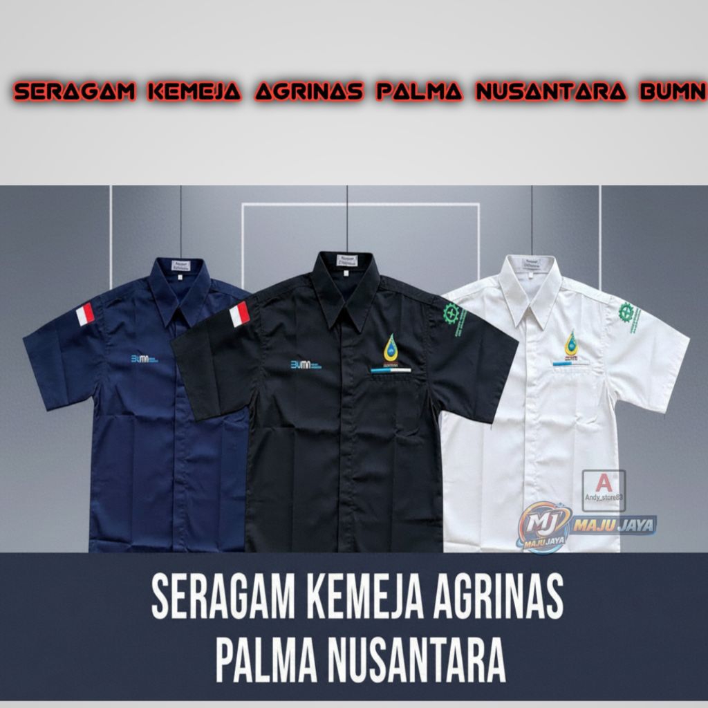 kemeja AGRINAS PALMA NUSANTARA/seragam terbaru kemeja AGRINAS PALMA NUSANTARA BUMN K-1