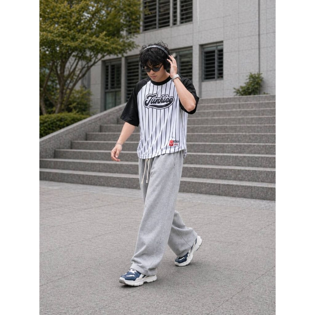 Junkiee - Oversize Baseball Jersey || Junkiee Baseball Jersey Oversize Unisex Pria Wanita – Baju Jer