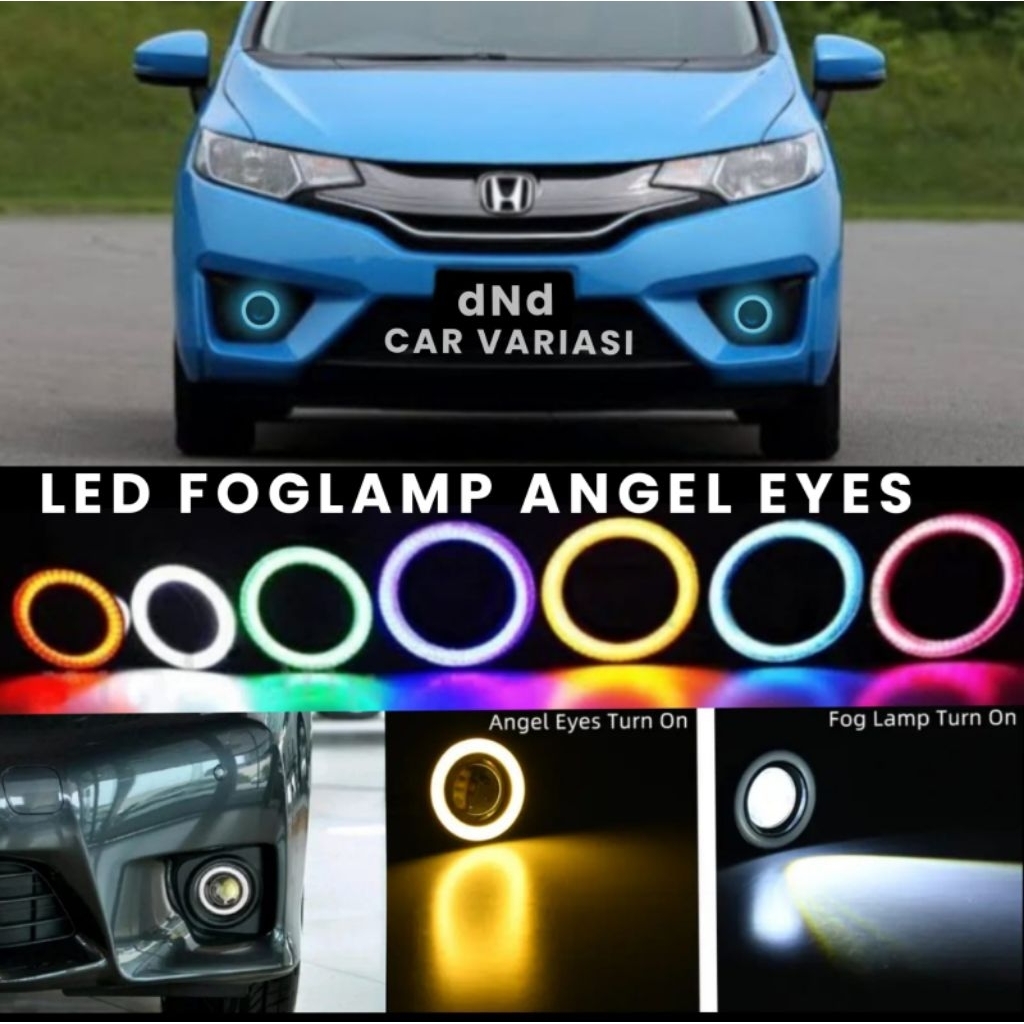 FOGLAMP VARIASI LAMPU KABUT BUMPER HONDA JAZZ GK5 AVANZA XENIA CALYA SIGRA AGYA AYLA ERTIGA XL7 IGNI