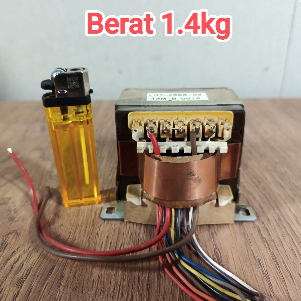 Trafo bando 3A CT16.5V copotan kenwood bekas normal