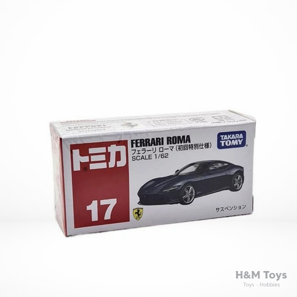Tomica 17 Ferrari Roma Dark Blue - Tomica Reguler Ferrari - Takara Tomy