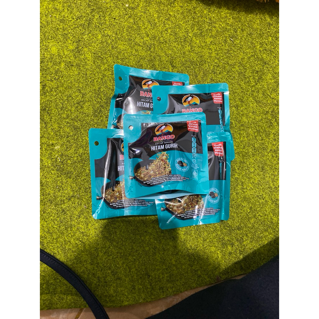 Kecap Manis Bango Hitam Gurih 55ml - Kental, Gurih, Meresap
