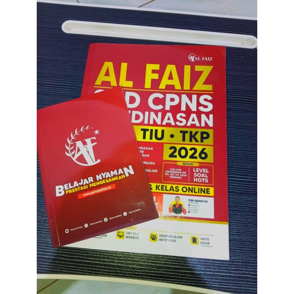 PRELOVED BUKU SKD CPNS KEDINASAN AL FAIZ