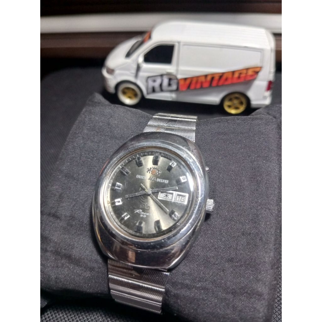 jam bekas otomatis manual orient racer
