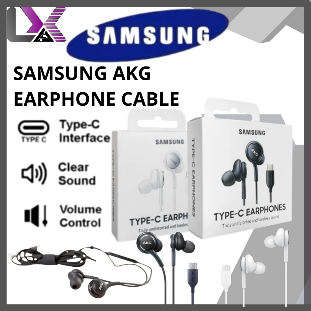 SAMS AKG EARPHONE CABLE TYPE C EARPHONE HANDSFREE PURE BASS