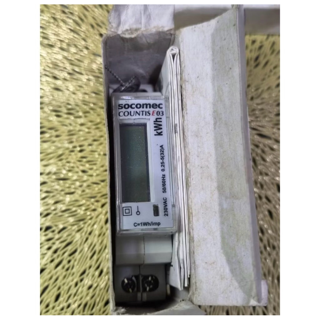 SOCOMEC COUNTIS E03 KWH METER 1PHASE 32A MODBUS