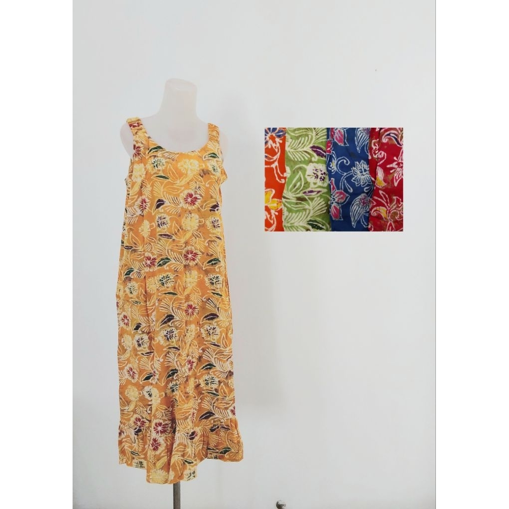 Batik Lucyana daster kensi karet bahu