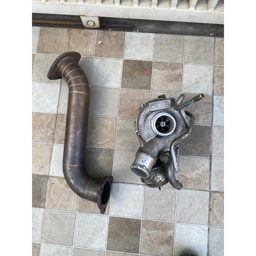 turbo copotan pajero 4d56 vgt second + downpipe