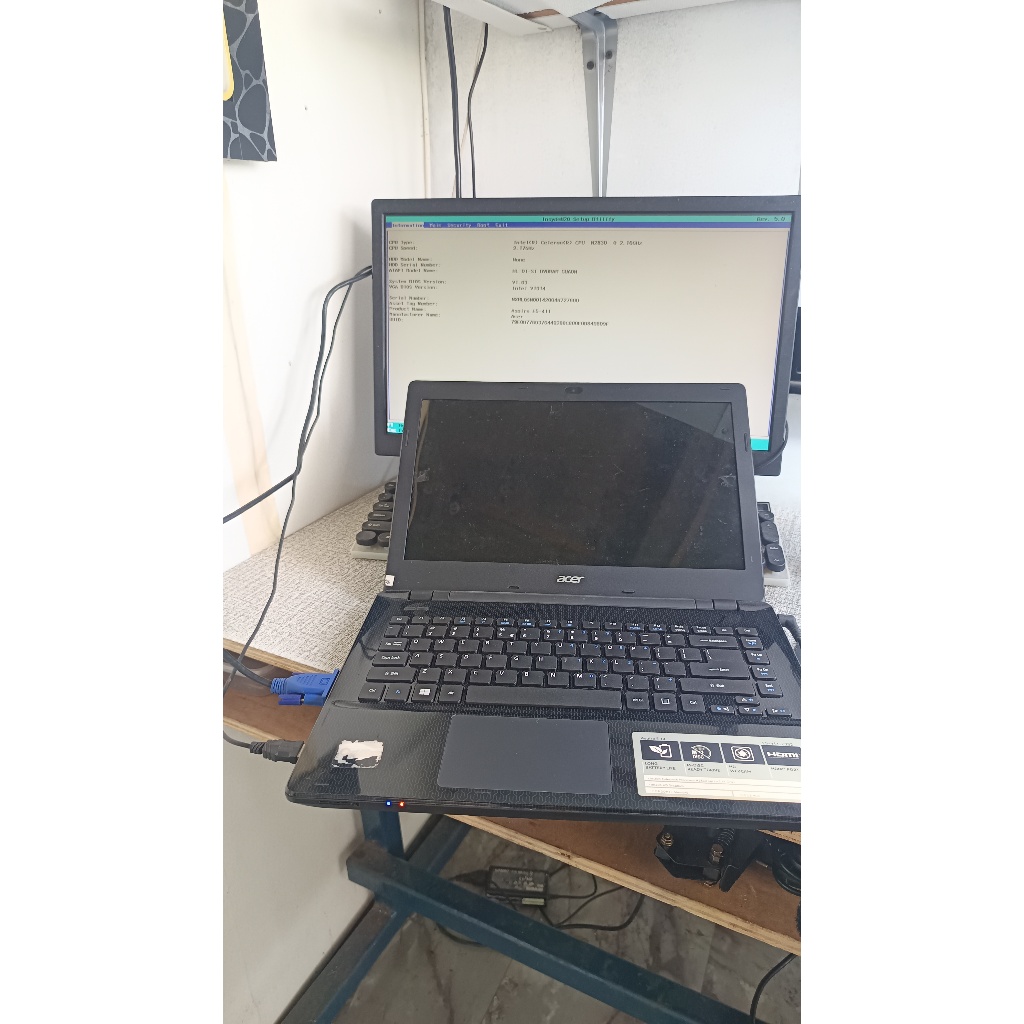 mesin laptop acer aspire E14