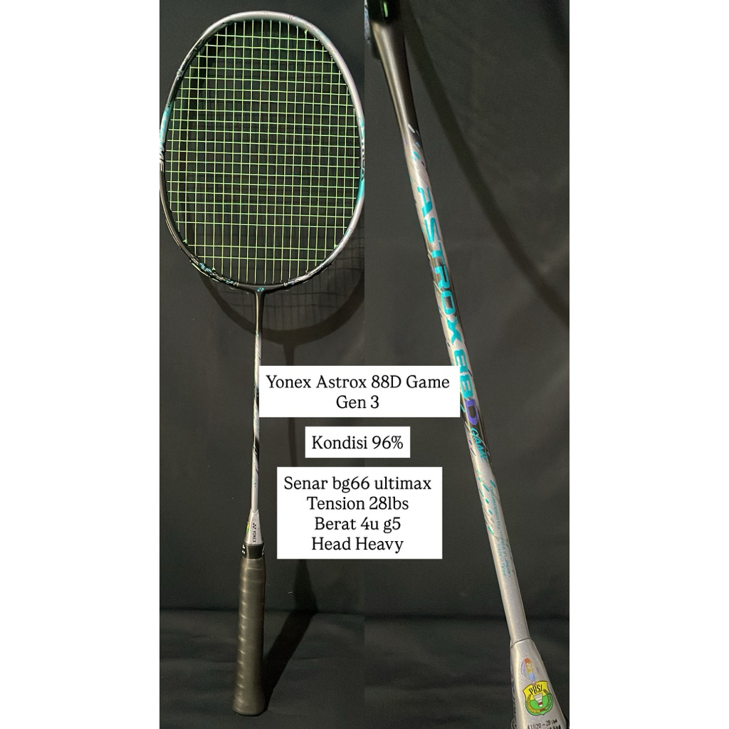 Yonex Astrox 88D Game Gen 3