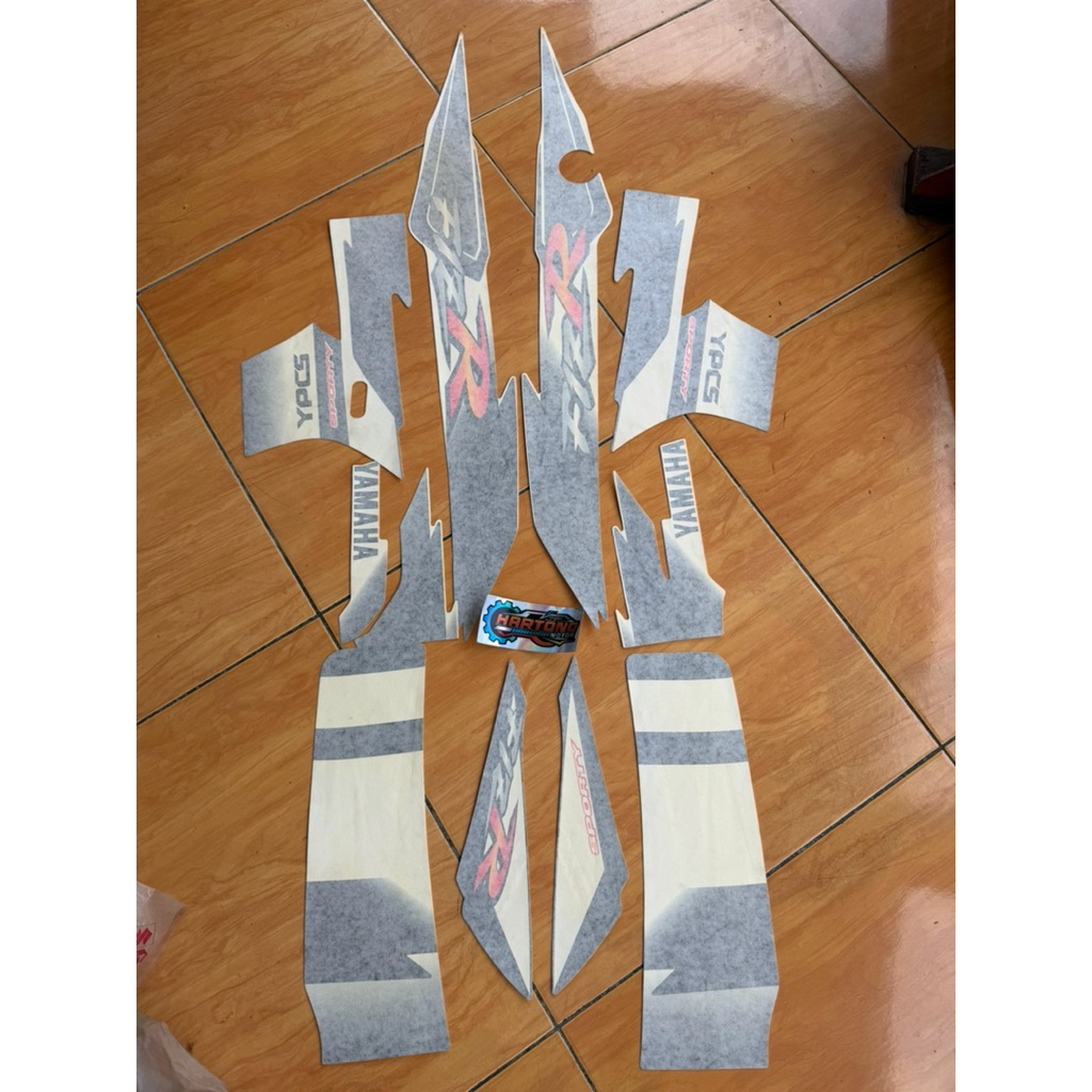 Striping fiz r 2001-2002 hitam putih original lospack