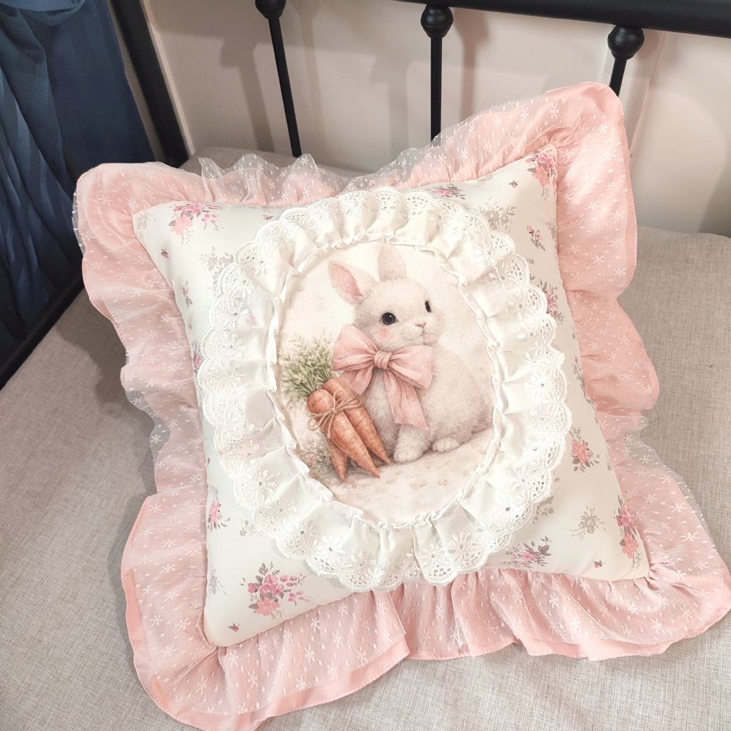 Sarung Bantal Sofa Cushion Cover Kursi Tamu Aesthetic Ukuran 40*40 Minimalis Cantik Modern  Bahan Ka