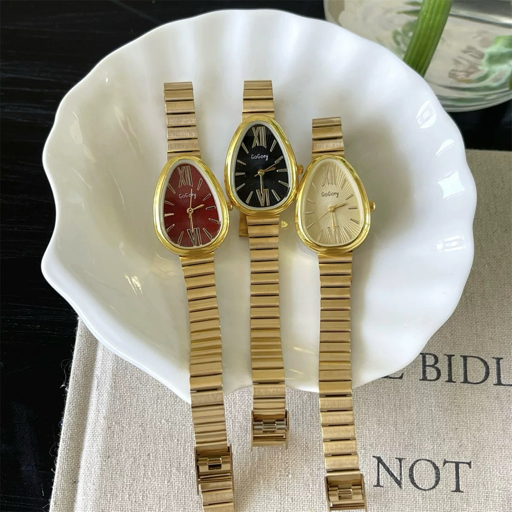 Jam Tangan Wanita Adjustable Oval Mewah Luxury Watch Women