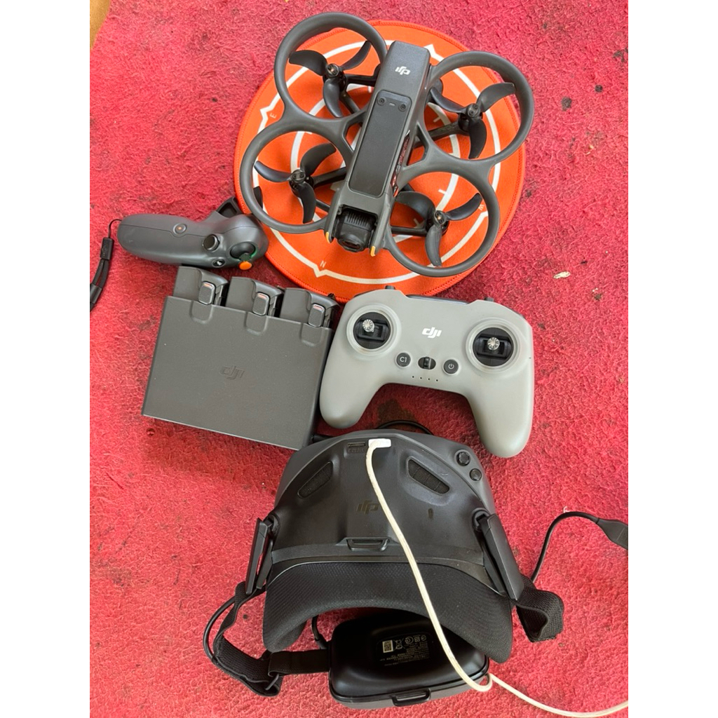 paket super combo DJI Avata 2 combo 3 battery secondhand fullset mulus like new condition 4K FPV dro