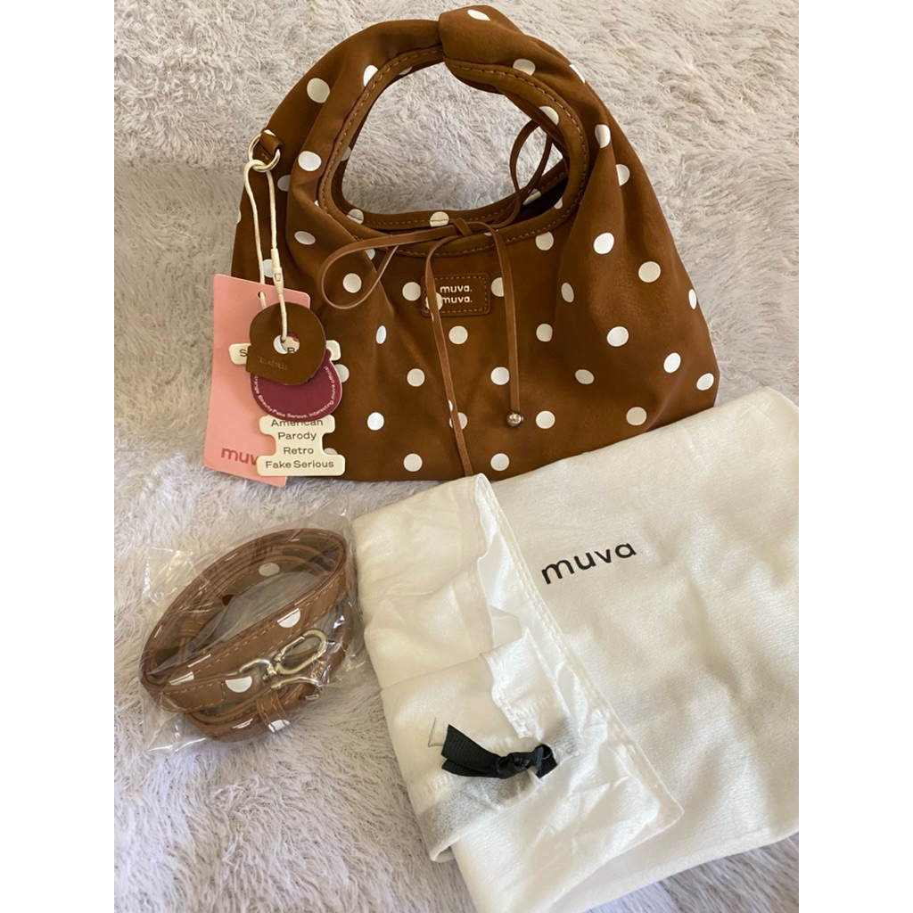 Tas muva polkadot / muva polkadot bag / tas polkadot