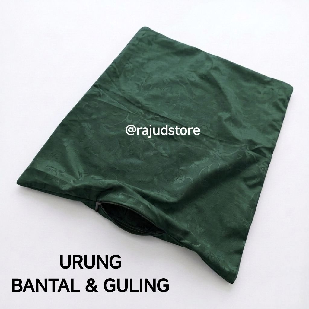 Promo (satu set) Urung Bantal Resleting Dan Urung Guling Motif Embos