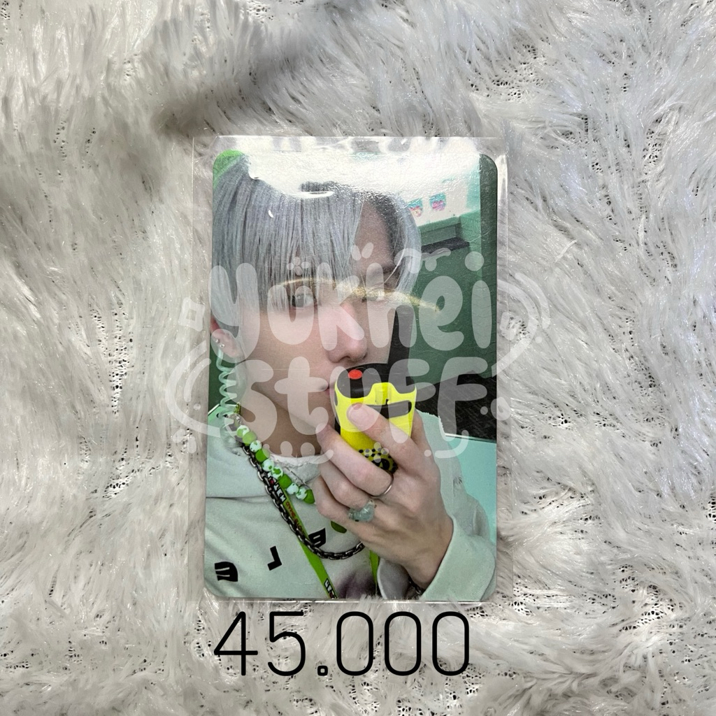 Photocard Jisung Walkie Talkie glitch mode