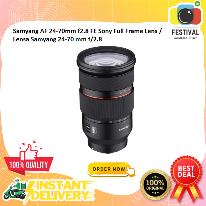 Samyang AF 24-70mm f2.8 FE Sony Full Frame Lens / Lensa Samyang 24-70 mm f/2.8