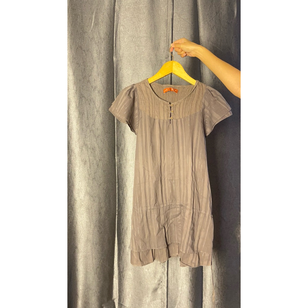 PRELOVED baju triset abu wanita