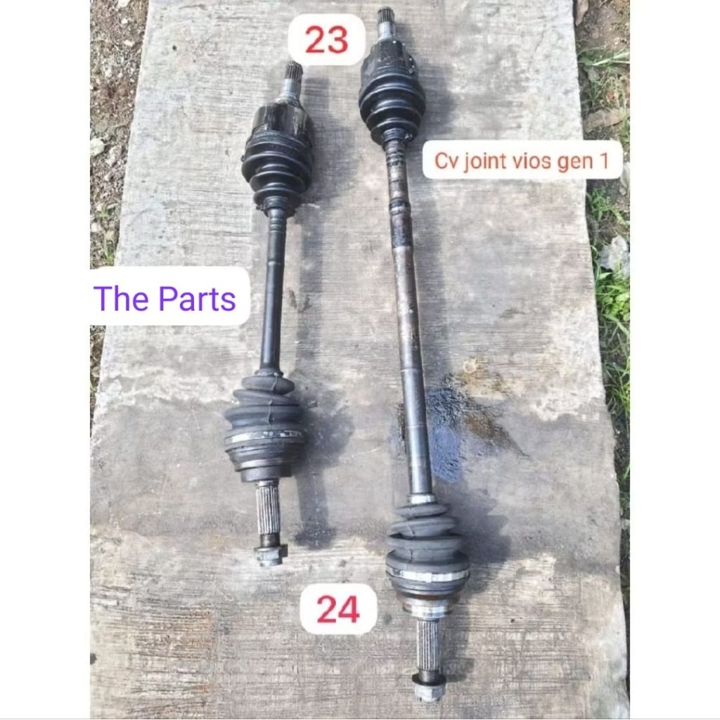 Drive Shaft CV Join Joint As Roda Depan Toyota Vios Gen 1 Manual MT Copotan Original Garansi Gigi 23