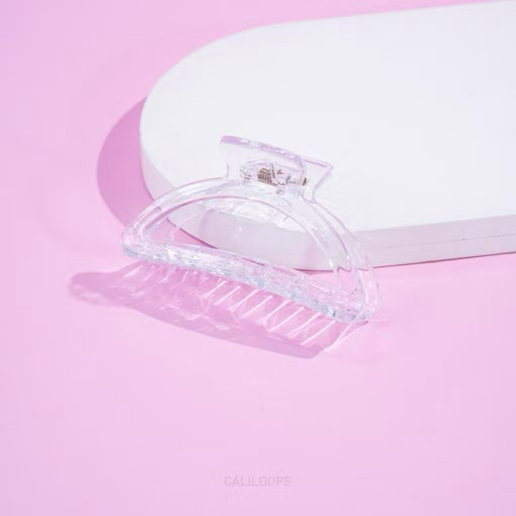Claw Clip Transparan Bening / Capit Rambut Jumbo Aesthetic Korea