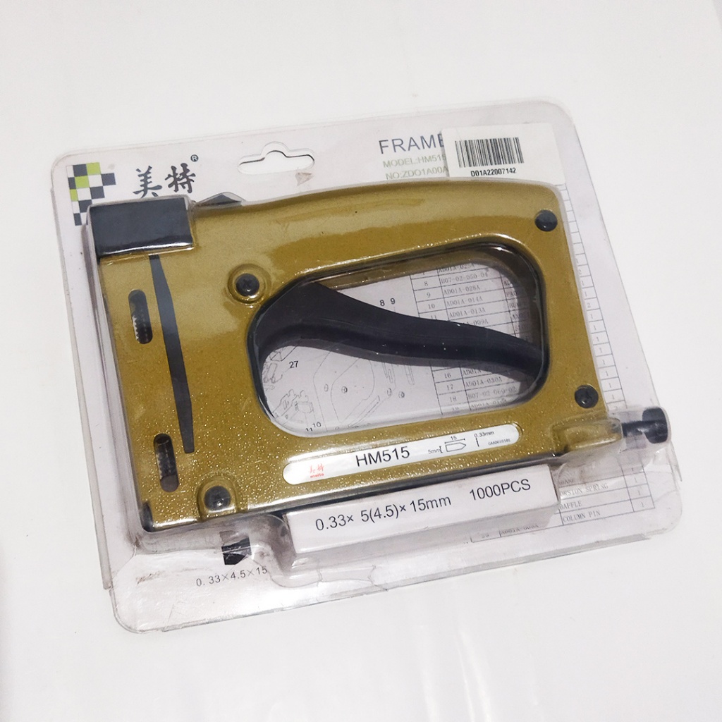 Meite HM 515 Flexi Point Gun Manual | Original | Paku Bingkai Figura | Frame Tacker