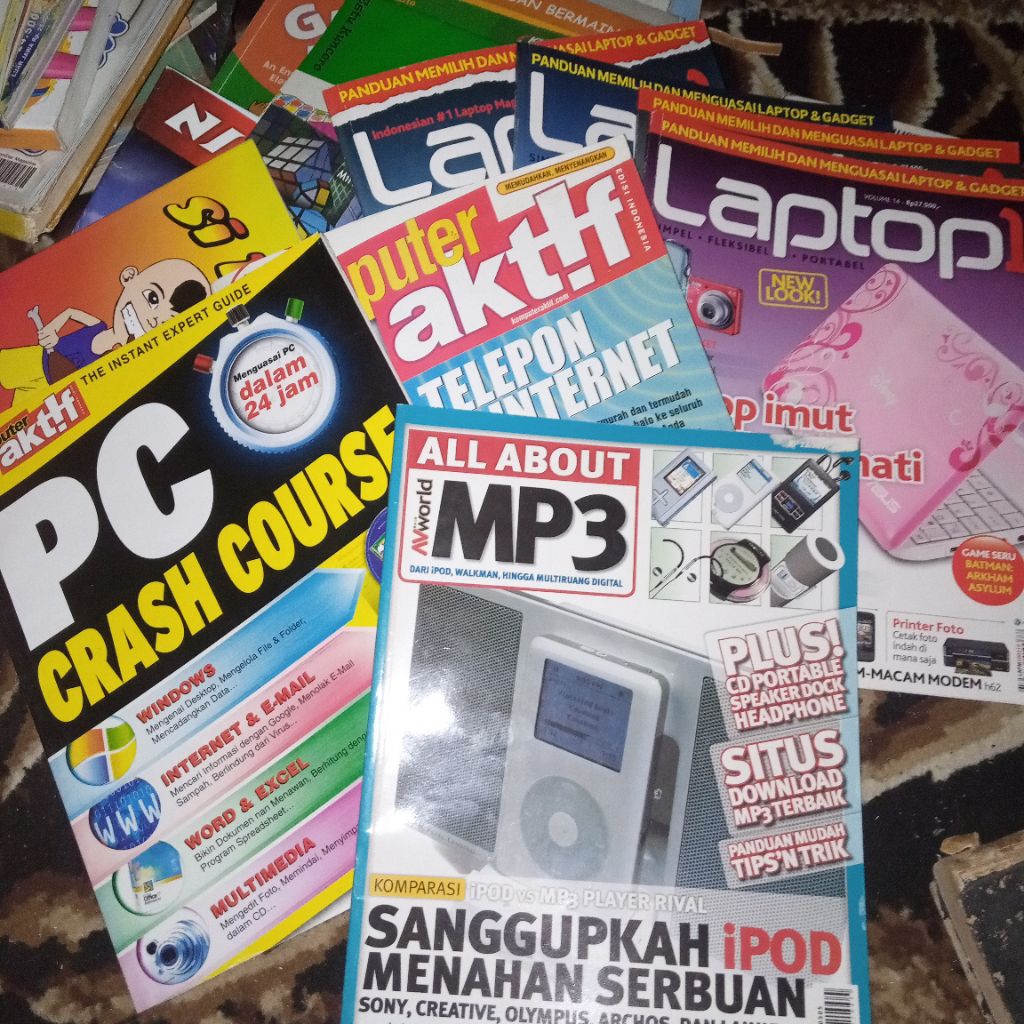majalah komputer+laptop+chip
