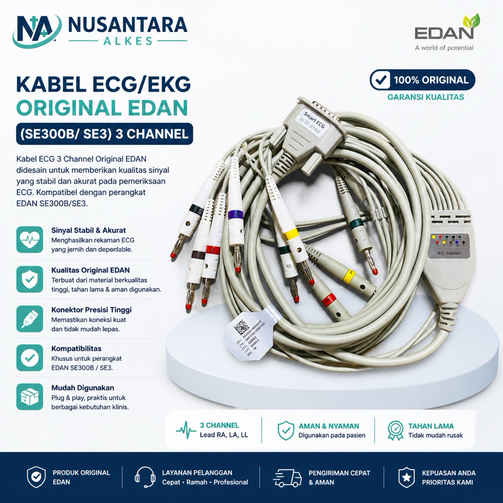 Kabel ECG COMPATIBLE KOMPATIBEL EDAN SE300/ EKG Edan 15 Pin