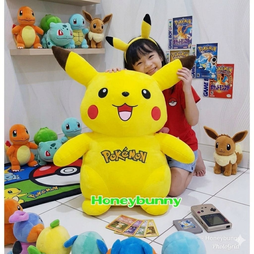 Boneka pokemon pikachu jumbo