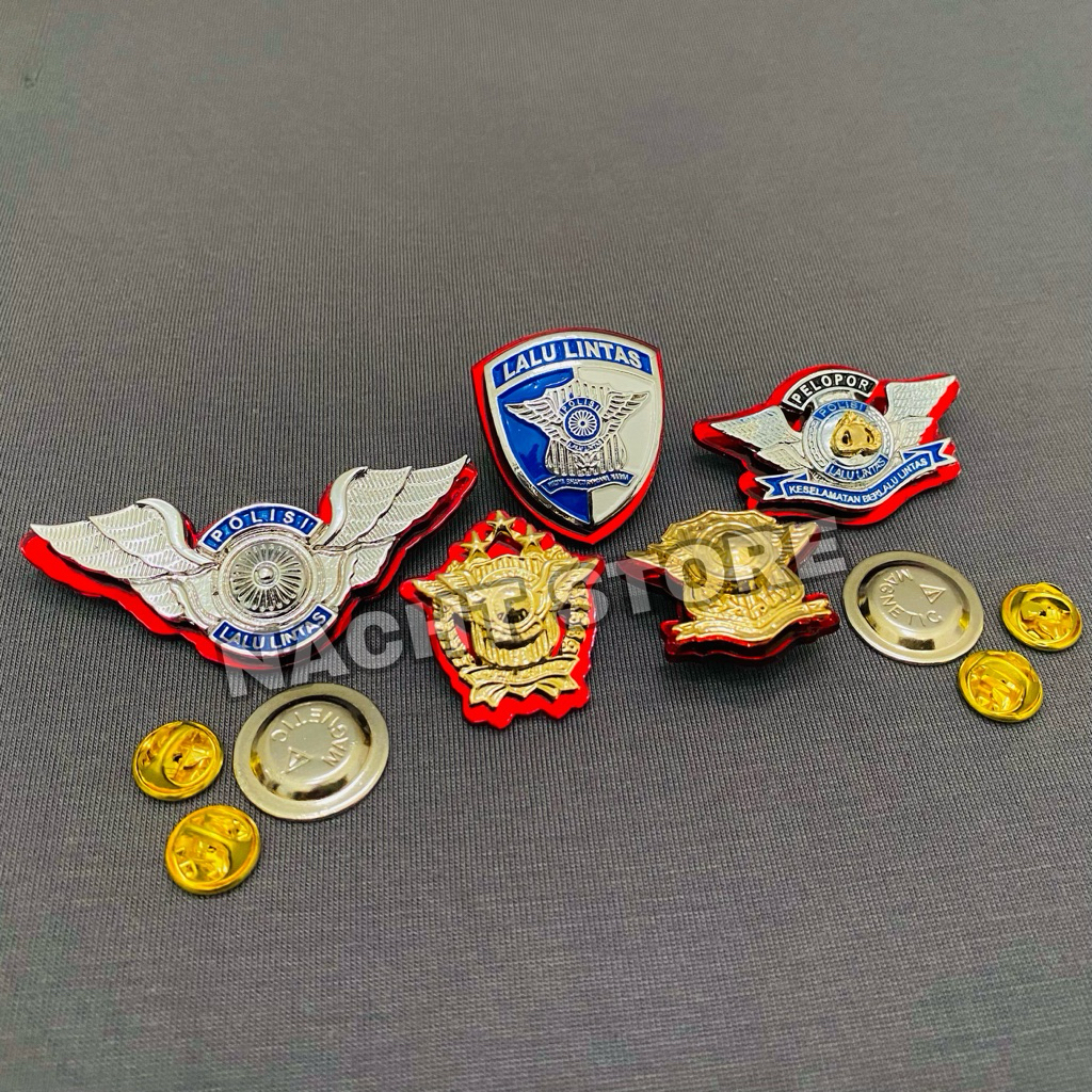 WING LANTAS POLRI / WING PELOPOR LANTAS POLRI / PIN DIKJUR LANTAS POLRI / PIN COMUNITY / PIN LANTAS 