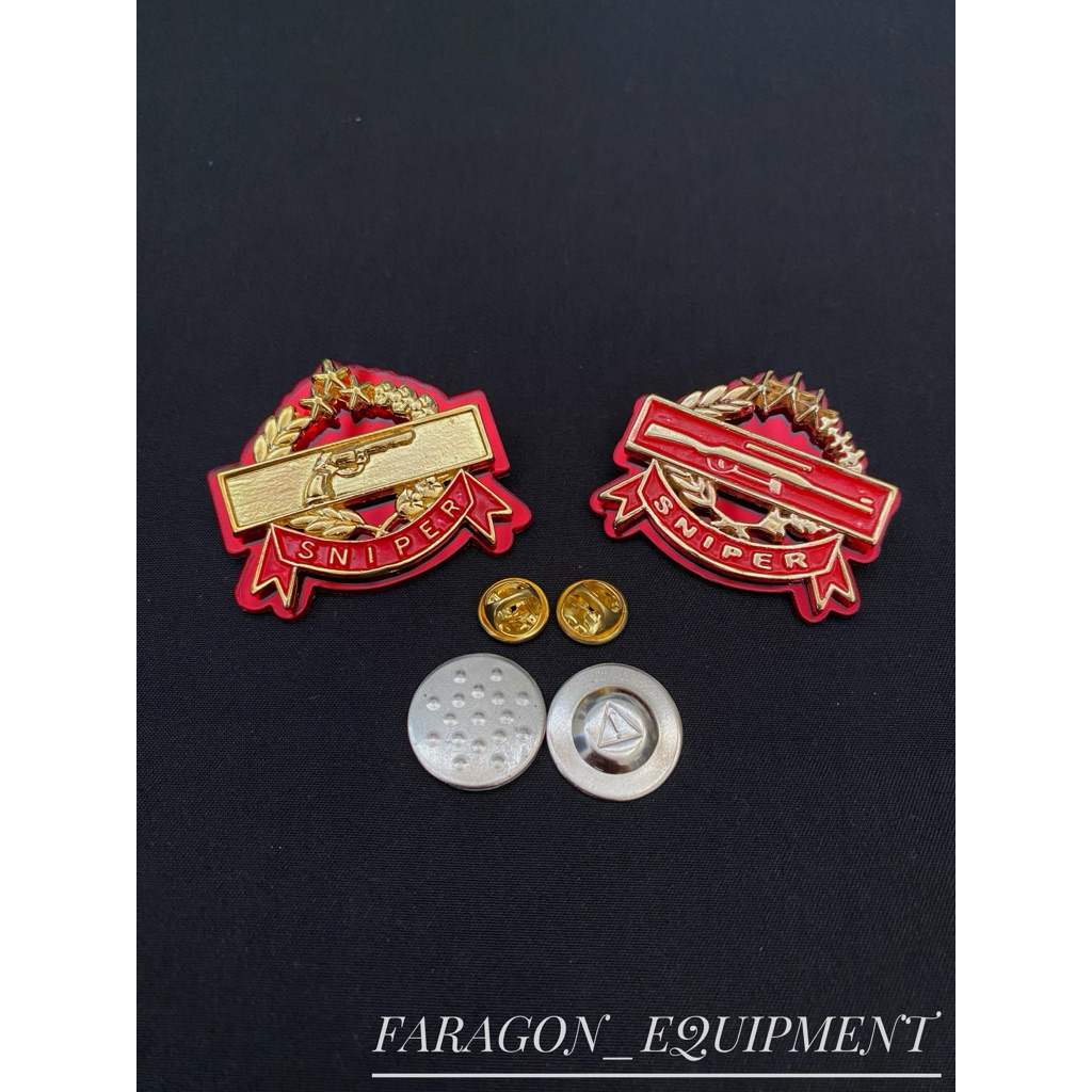 PIN SNIPER POLRI PANJANG & PIN SNIPER POLRI PENDEK