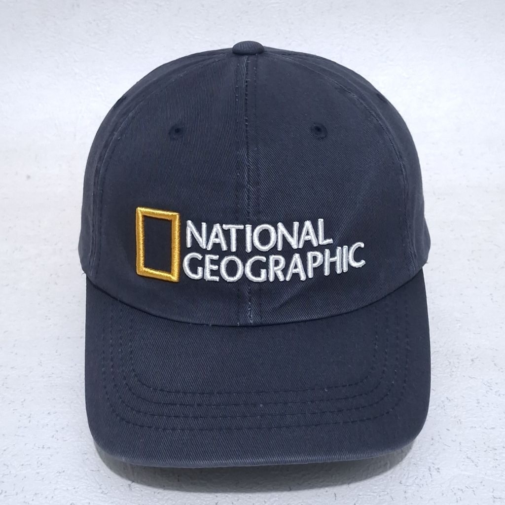 Topi NATIONAL GEOGRAPHIC NAVY Cap Preloved Original 010