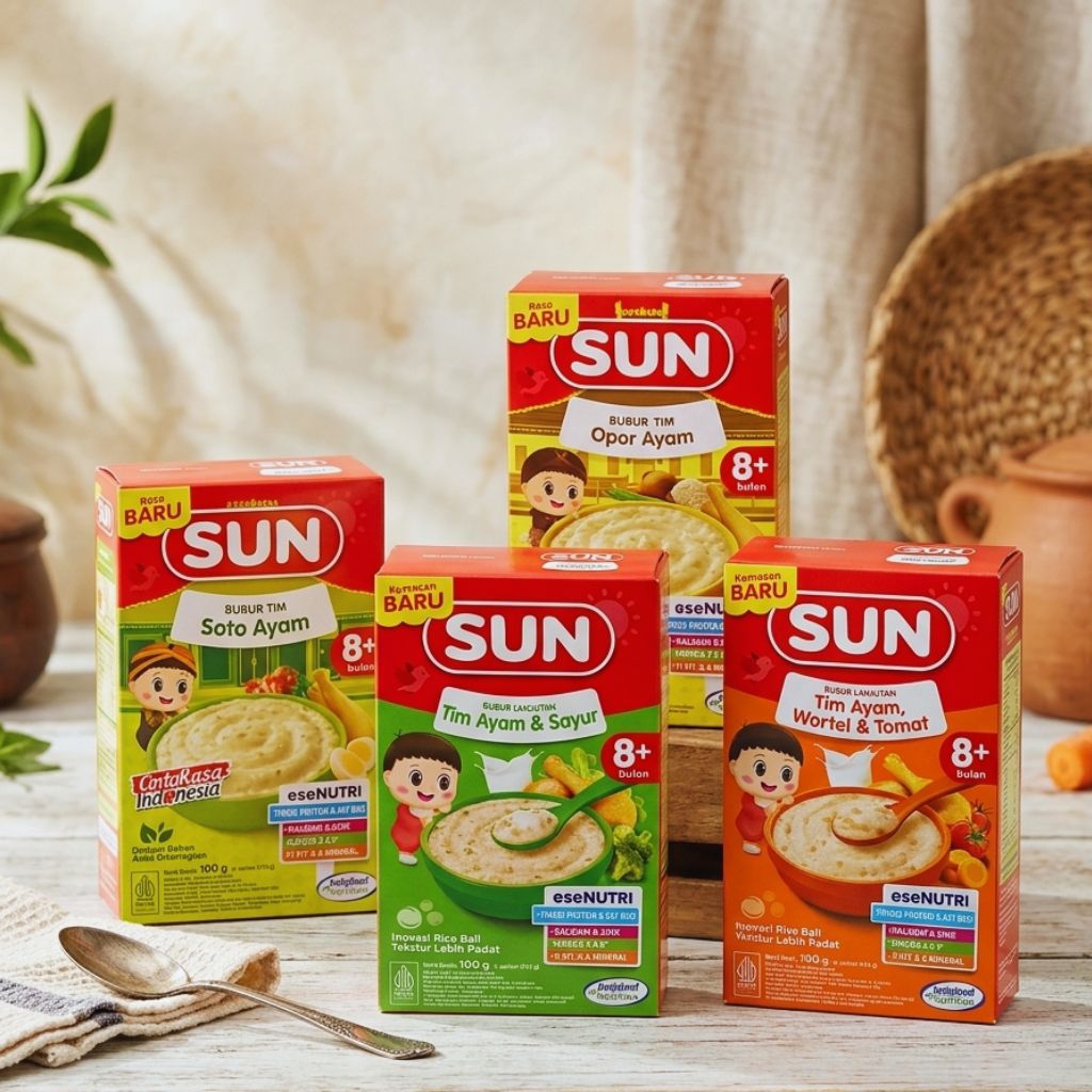 SUN Bubur bayi 8+ Tim instan 100 g box