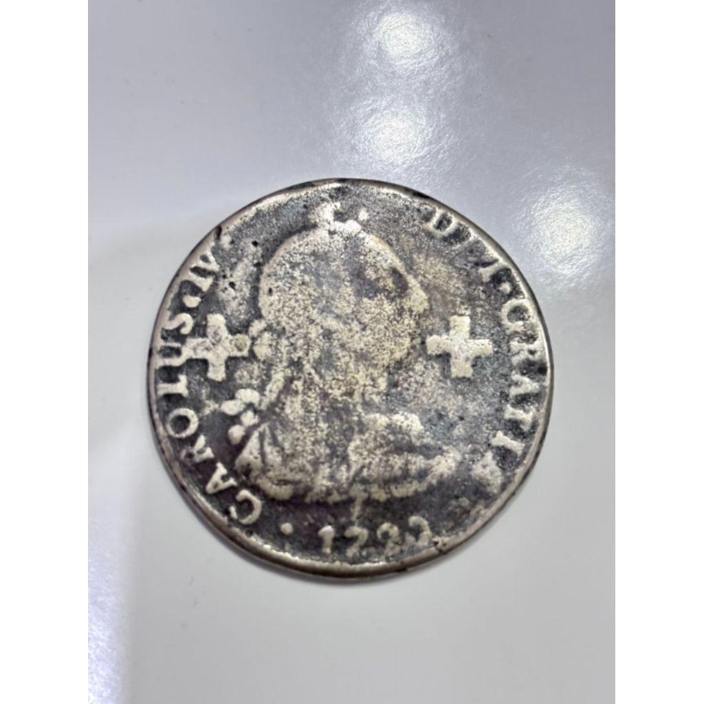 KOIN KUNO LANGKA || 8 REALES CAROLUS IV 1792 || Murah