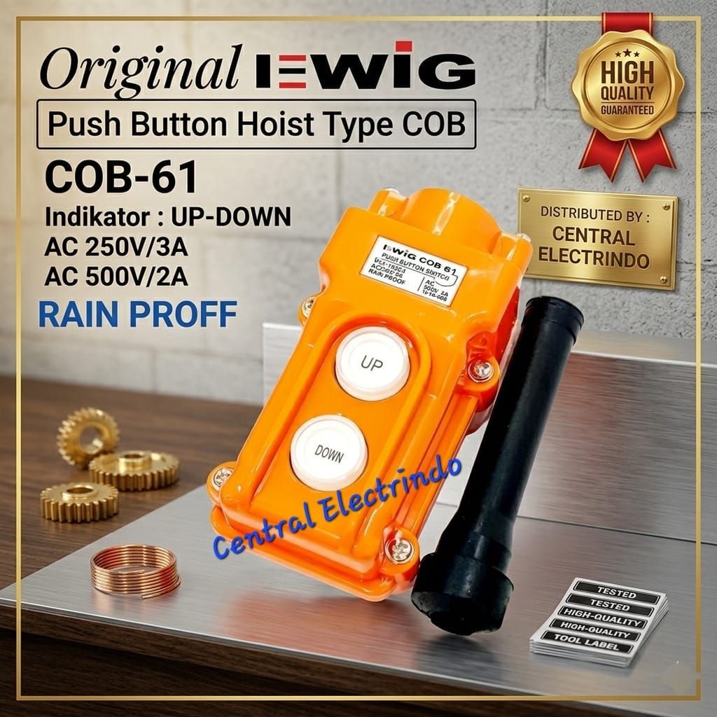 Push Button Hoist 2 Tombol COB-61 EWIG..
