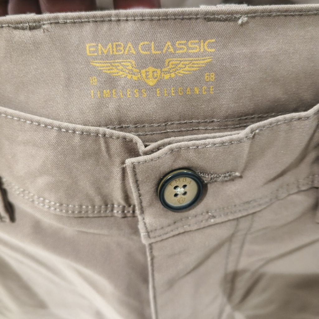 EMBA CELANA PENDEK CHINO CASUAL PRIA ORIGINAL