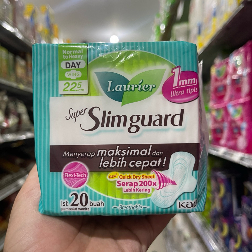 LAURIER SUPER SLIMGUARD SOFTEX WING PEMBALUT / soptek soptex sopteks