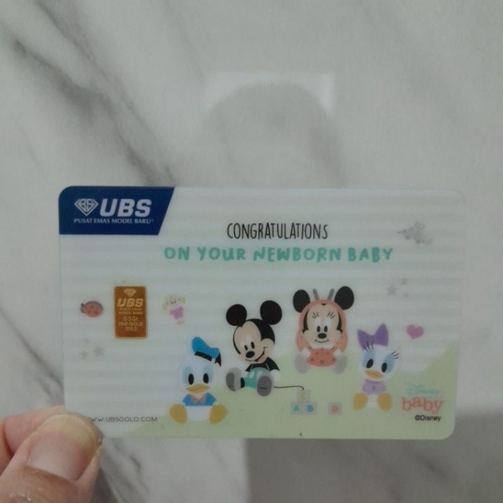 UBS GOLD 0.5 gram mickey