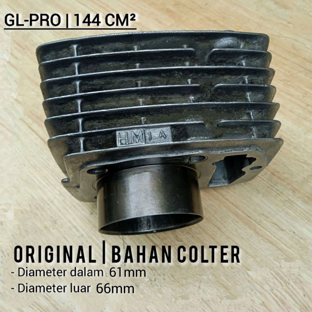 ORIGINAL Blok Boring Seher GL Pro CDI Black Engine 144cm HM JAPAN Ori Second Bahan Colter Bore Up Bu