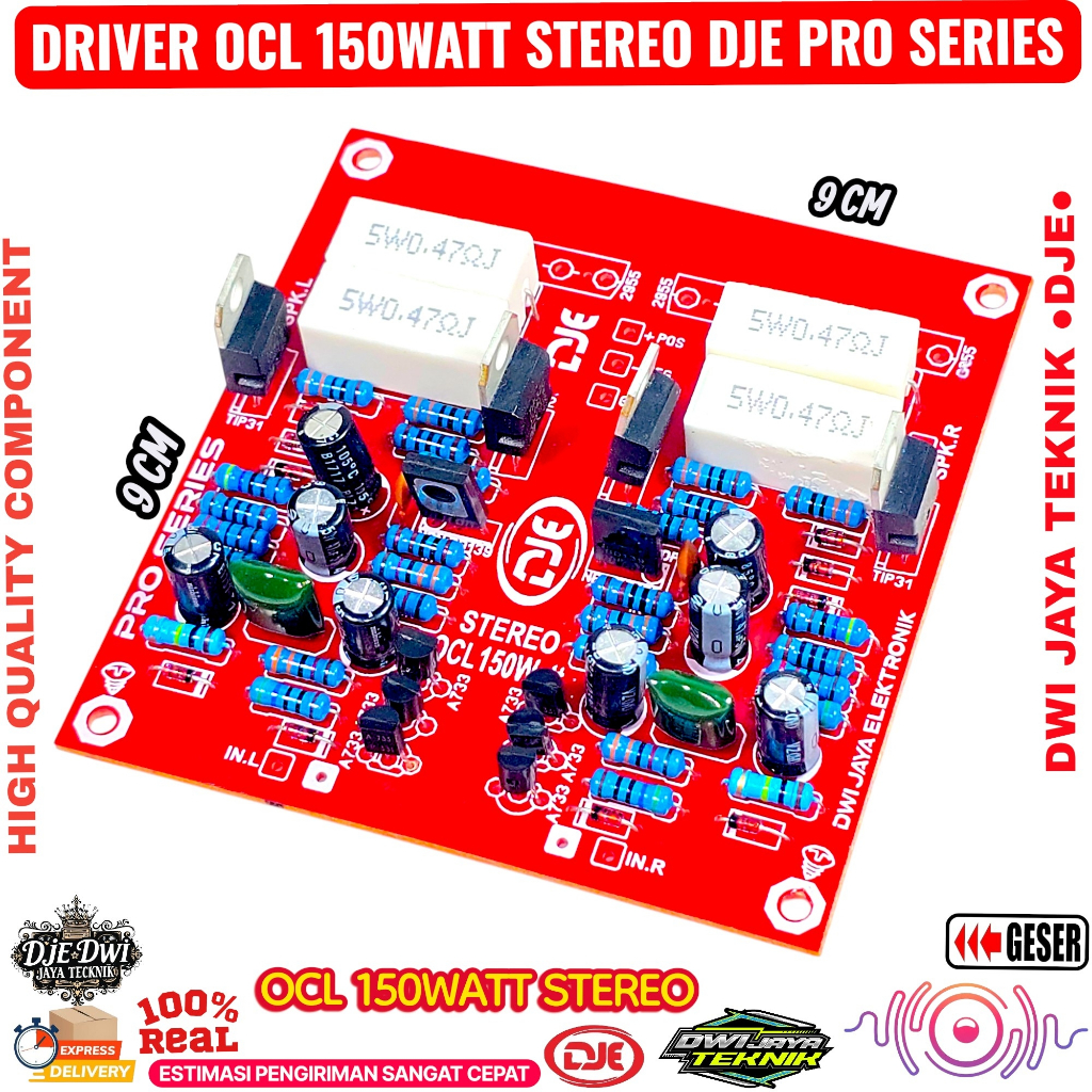 Kit Driver Power OCL 150 Watt Stereo