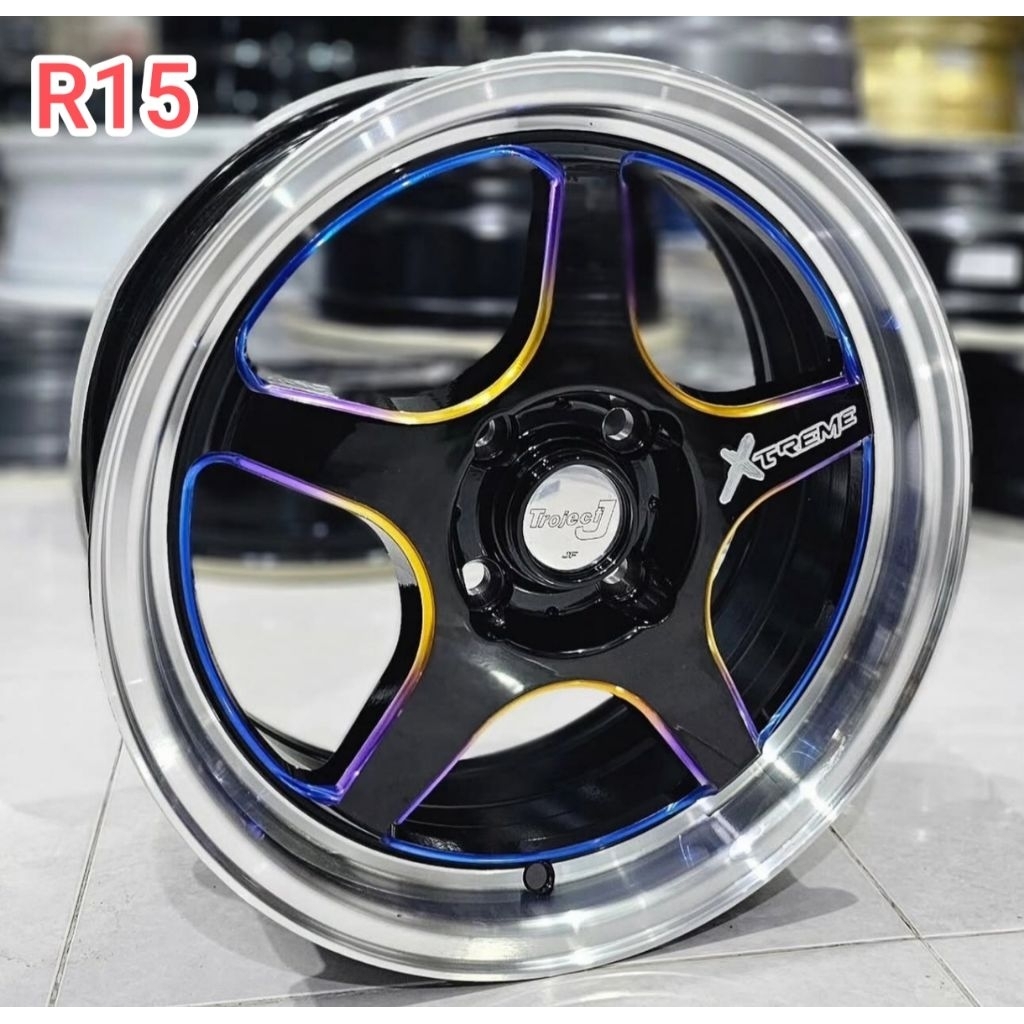 Velg JF Samlong Rainbow Troject J R15 ( AGYA AYLA CALYA SIGRA JAZZ YARIS BRIO AVANZA XENIA DLL)