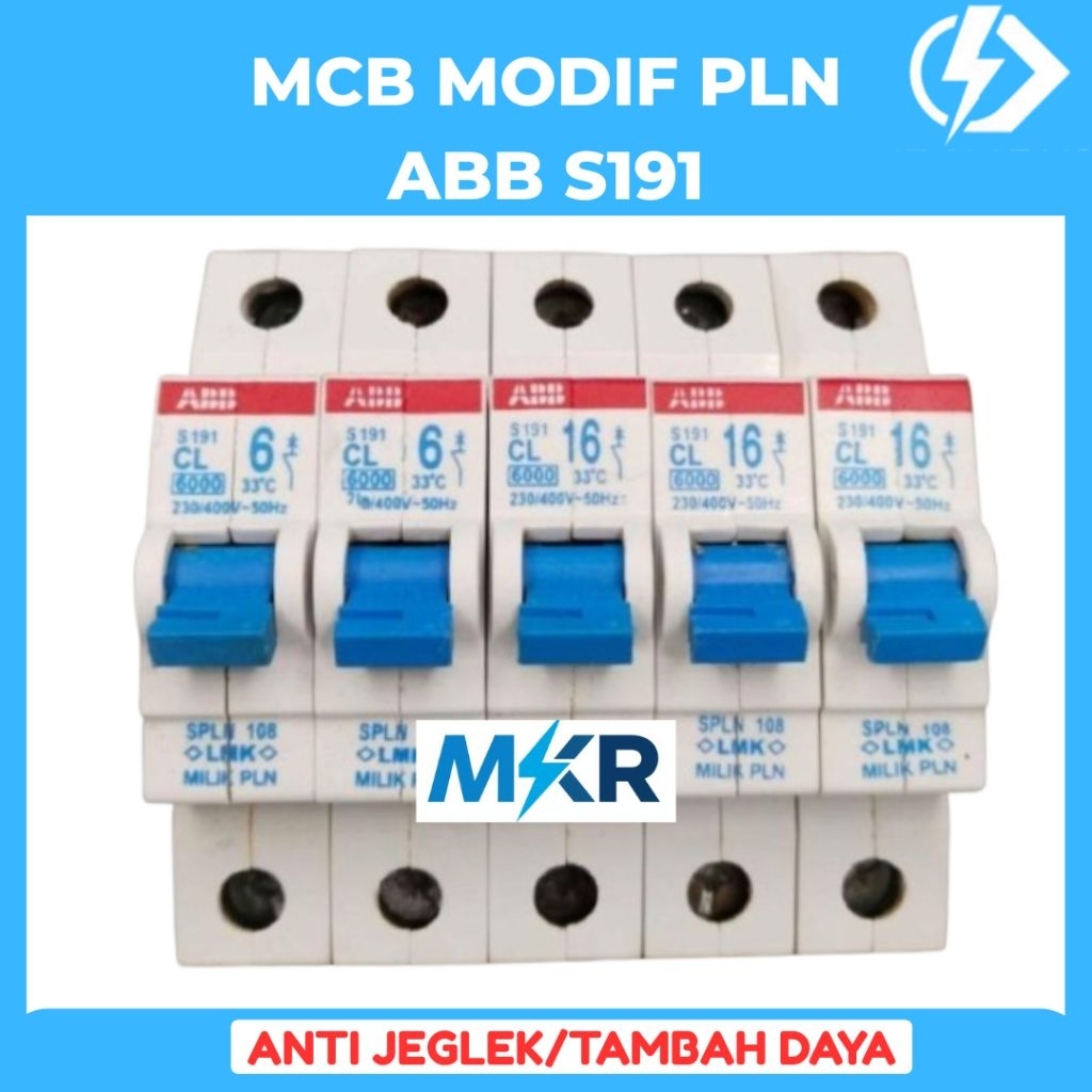MCB Modif Anti Jeglek ABB S191 PLN