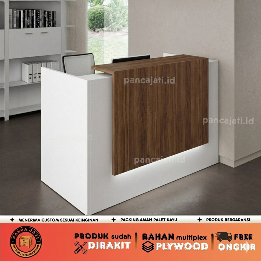 Panca Meja Kasir Minimalis Meja Kasir Modern 2 dan 3 Laci