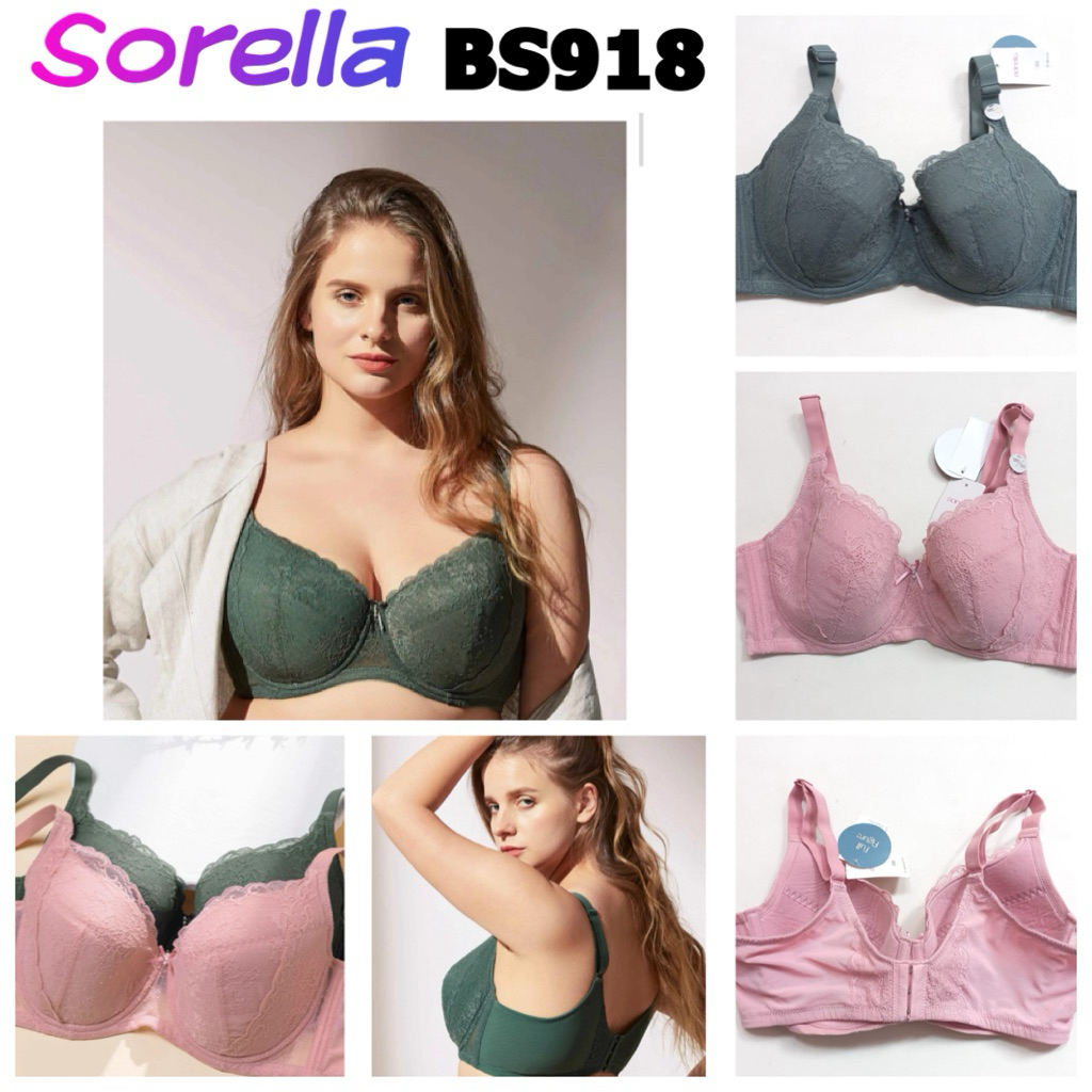 BS918 bra sorella full lace size jumbo full cup  38E 40D 40E 42D